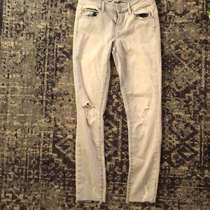 Articles of society distressed light skinny jeans